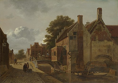 Kalvermarkt, The Hague, 1806, Jean François Valois