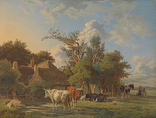 Paysage, 1850, Jean François Valois