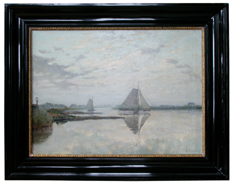 IJsselgezicht;, 1900, Johan Ernst Bäumer