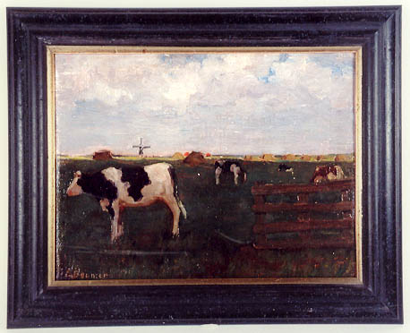 Grazende koeien., 1904, Johan Ernst Bäumer