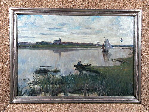 Riviergezicht voor Hattem., 1904, Johan Ernst Bäumer
