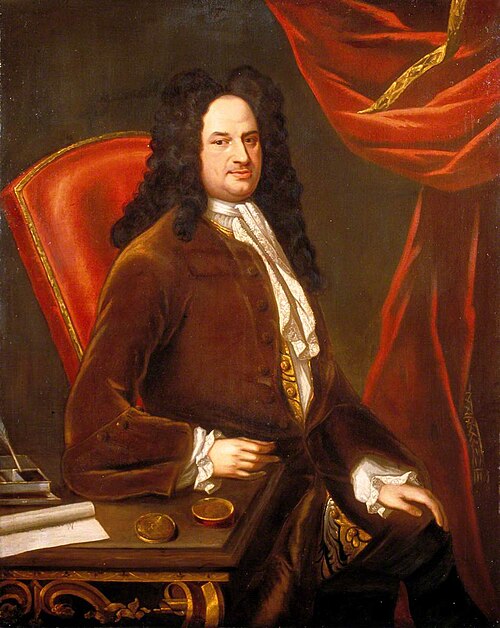 James Stanhope (1673–1721), 1st Earl of Stanhope, Soldier and Statesman, 1718, Johan van Diest