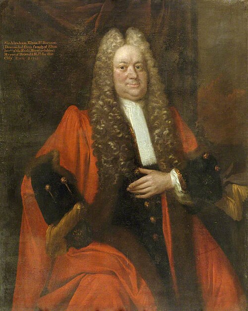 Sir Abraham Elton, 1st Bt MP (1654 - 1727), 1720, Johan van Diest