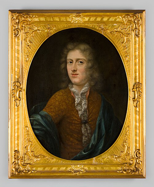 Portrait of Joannes Bouwens (1663-1720), 1687, Johann Friedrich Bodecker