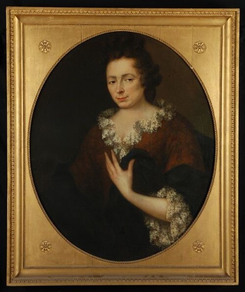 Portrait of Sara le Balleur (1663-1704), 1696, Johann Friedrich Bodecker