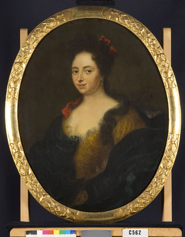Sara Adriana van Noodt (1692-1759).. Wife of Jan Ham van den Ende, 1715, Johann Friedrich Bodecker