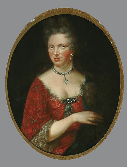 Portrait of a woman, 1707, Johann Friedrich Bodecker