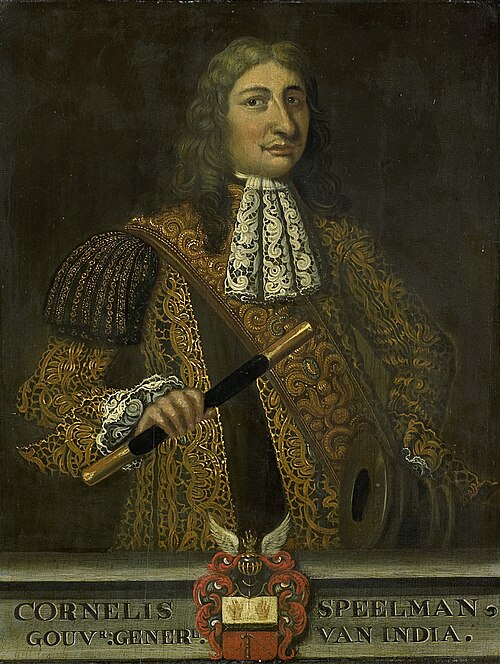 Portrait of Cornelis Speelman (1628-84), Gouverneur-generaal (1681-84), 1775, Martin Palin