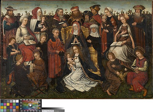 La Famille de sainte Anne, 1500, Meester van de Familie van de Heilige Anna
