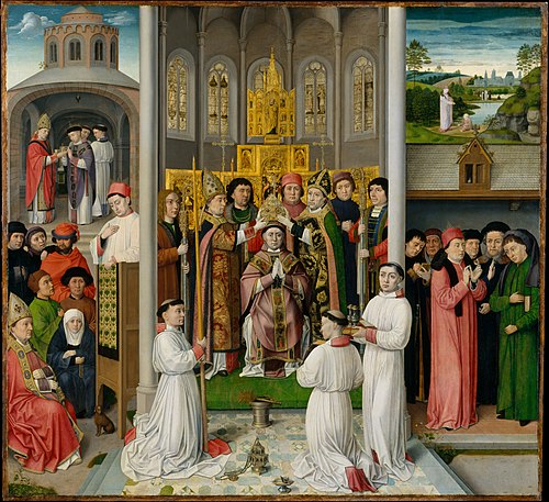 Scènes de la légende de Saint Augustin, 1490, Maître de la Légende de saint Augustin