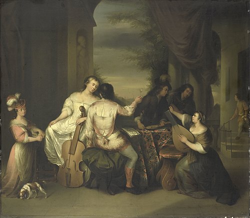 A Musical Company, 1750, Melchior Brassauw