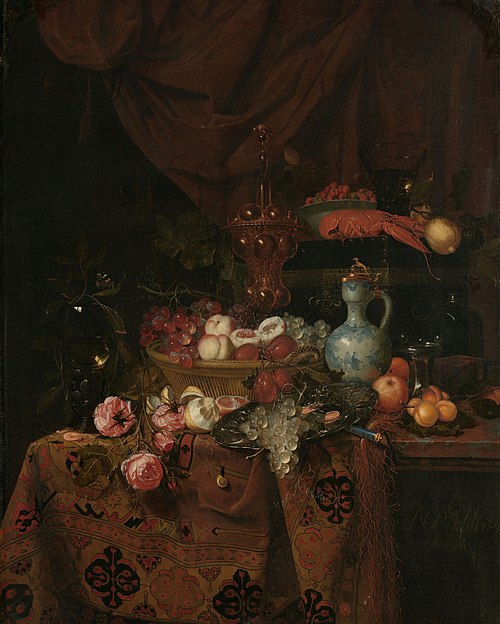Still life, 1664, Nicolaes van Gelder