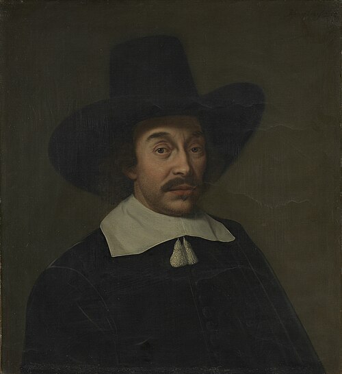 Jan de Hooghe (1608-82). Father-in-law of the painter Ludolf Bakhuysen, 1658, Paulus Hennekyn