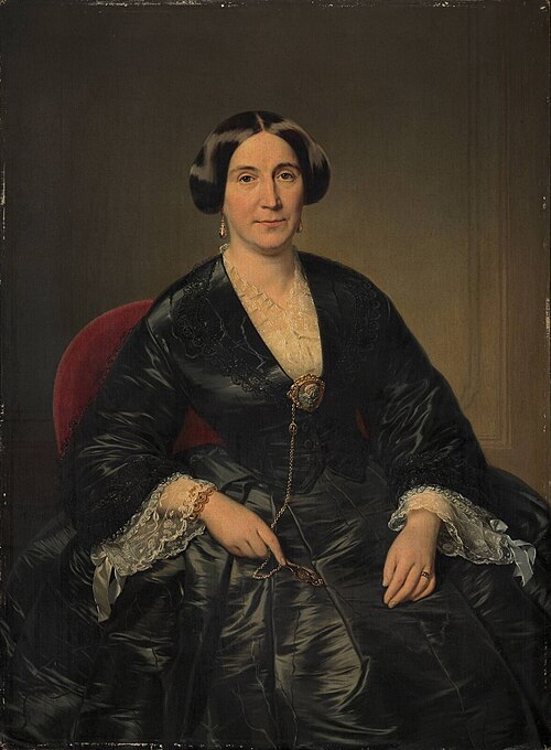 Portrait de femme, 1850, Robert van Eijsden