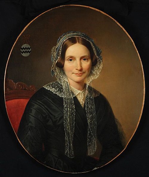 Portrait of Henriette Elisabeth van Reede van Oudtshoorn (1811-1857), 1857, Robert van Eijsden