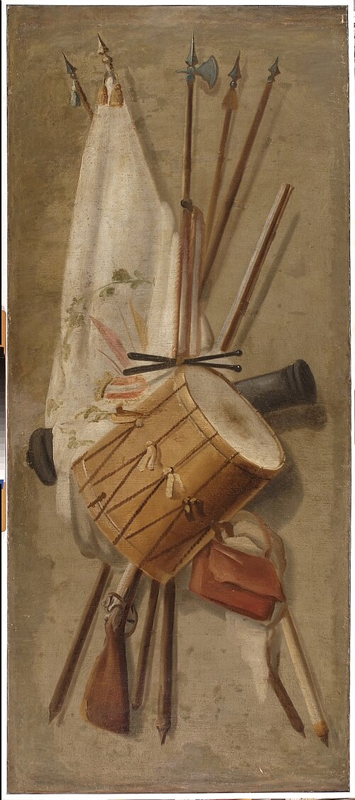 Fragment van kamerscherm., 1770, Simon Klapmuts