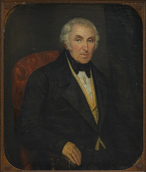 Portrait of an unknown man, 1848, Theodore Schaepkens
