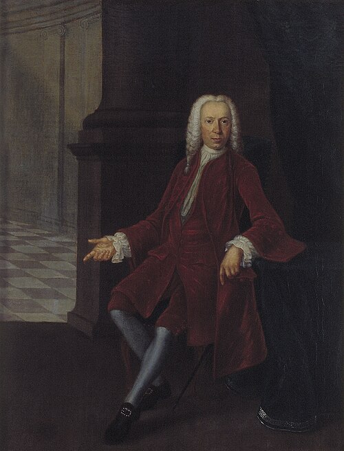 Portrait of Matthijs Verschoor (1702-1770), 1745, Theodorus Caenen