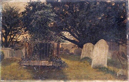 Wordsworth's Grave, 1870, Laslett John Pott