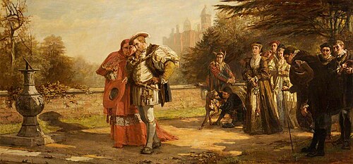 The Dismissal of Cardinal Wolsey, 1874, Laslett John Pott