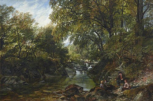 On the Rothay, Westmorland, 1863, Arthur, the younger Perigal