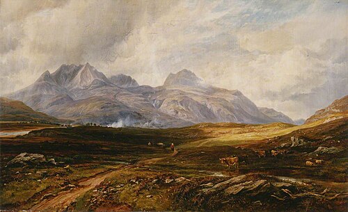Moorland near Kinlochewe, Ross-shire, 1868, Arthur Perigal the younger