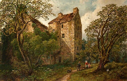 Mary, Queen of Scots' House, 1874, Arthur Perigal the younger