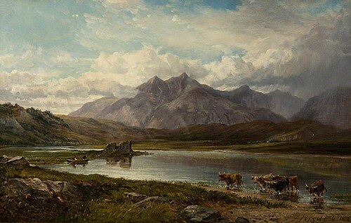 Loch Tromlee, Argyll, 1876, Arthur Perigal the younger