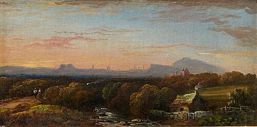 Edinburgh from the South, , Arthur Perigal the younger