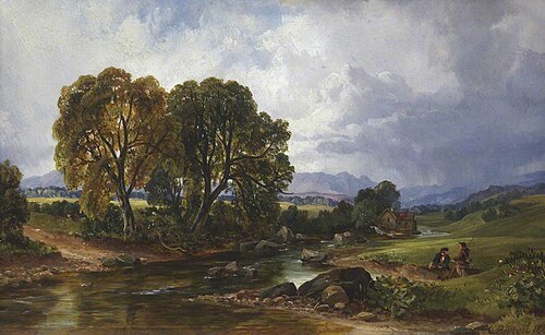 A Highland Stream, 1860, Arthur Perigal the younger