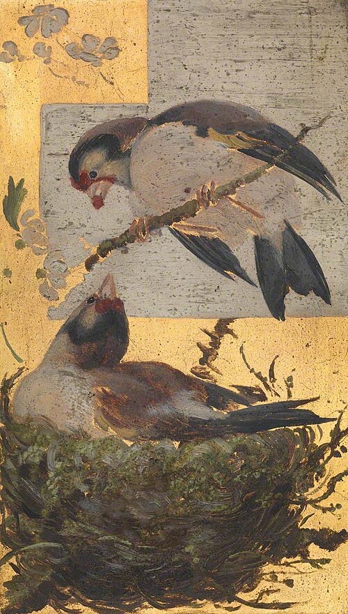 Two Finches, 1879, Beatrix Godwin Whistler