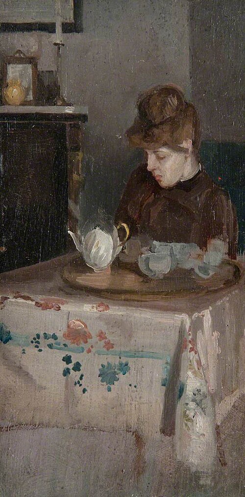 Girl at a Tea Table, 1883, Beatrix Godwin Whistler