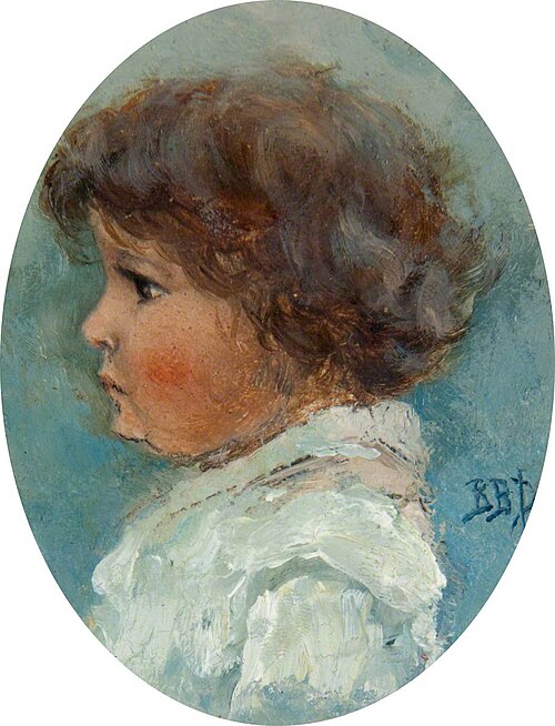 Head of a Child, 1875, Beatrice Whistler