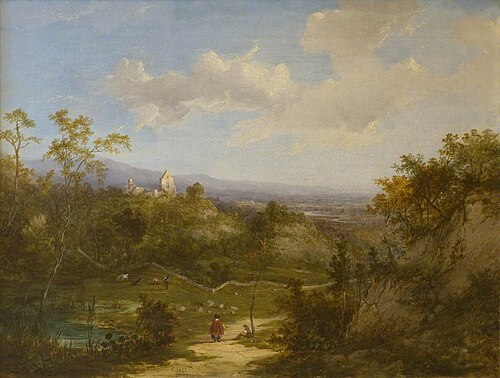 Kincardine Castle, Perthshire, 1845, Charlotte Nasmyth