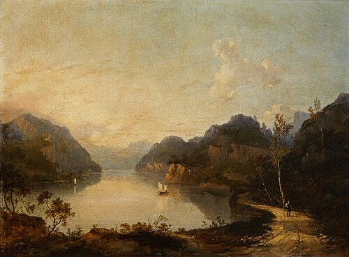 The Entrance to Loch Katrine, 1854, Charlotte Nasmyth