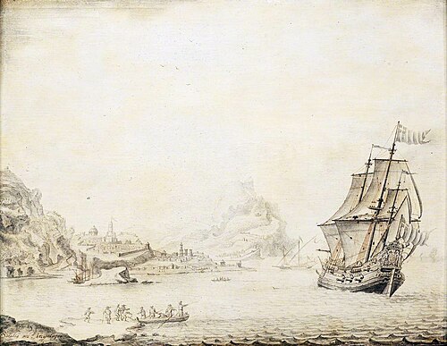 An English flute off Satalia, 1677, John Peeters