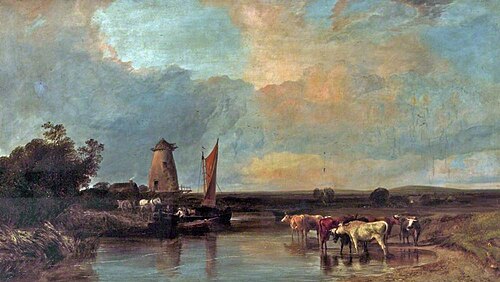 Canterbury Meadows, 1855, George Shalders