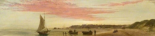Southend at Sunset, 1860, George Shalders