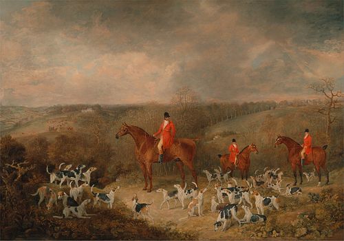 Lord Glamis and his Staghound, 1823, Dean Wolstenholme the younger