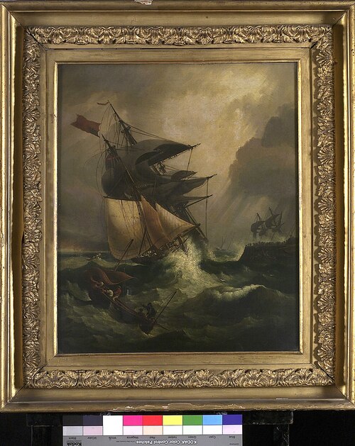 An American Ship in Distress, 1811, John Whichelo