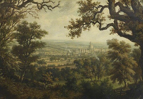 View of Windsor and Eton Chapel, 1833, John Whichelo