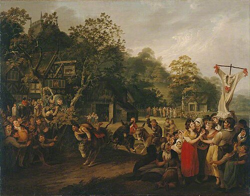 Eccles Wakes: Racing for the Smock, 1808, Joseph Parry