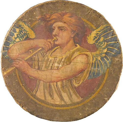 Angel with Trumpet, 1860, Hugh Stannus
