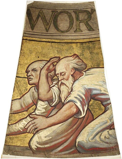 Two Prophets (cartoon for St Paul's Cathedral), 1880, Hugh Stannus