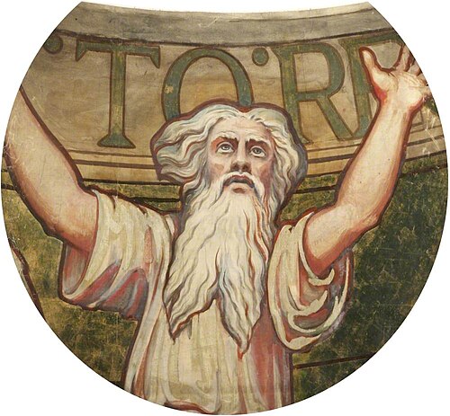 Figure with Raised Arms (cartoon for St Paul's Cathedral), 1880, Hugh Stannus