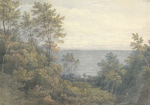 View from Fairlight near Hastings, 1823, Mary Smirke