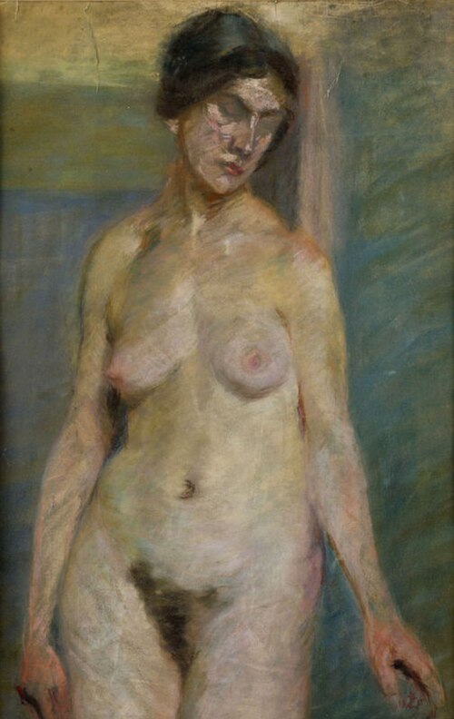Stoječi akt, 1919, Ivan Žabota