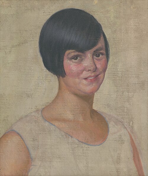 Portrait de femme, 1920, Ivan Žabota