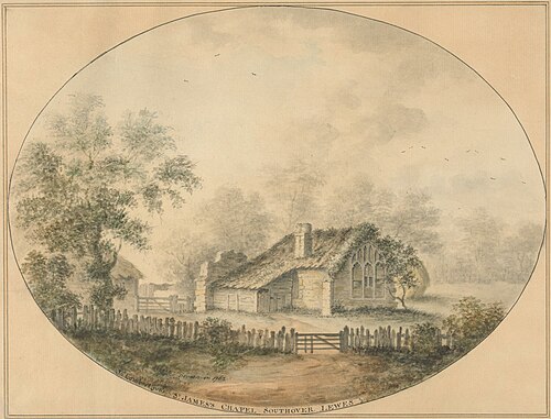 St. James's Chapel, Southover, Lewes, 1762, James Lambert
