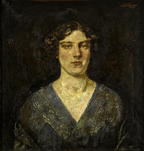 Portret Alice Monnickendam, 1910, Martin Monnickendam